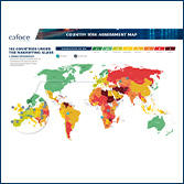 Coface Country Risk Assessment Map for the second quarter of 2022
