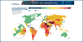 Karta procjena rizika po državama za 3. kvartal 2023. godine